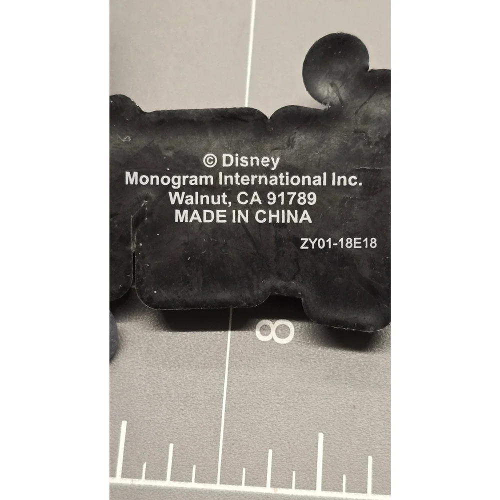 Disney Character Logo Keychain Mickey Minnie Pooh Tigger Goofy Donald Monogram
